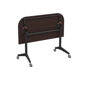 Складной радиусный стол-трансформер с фиксаторами