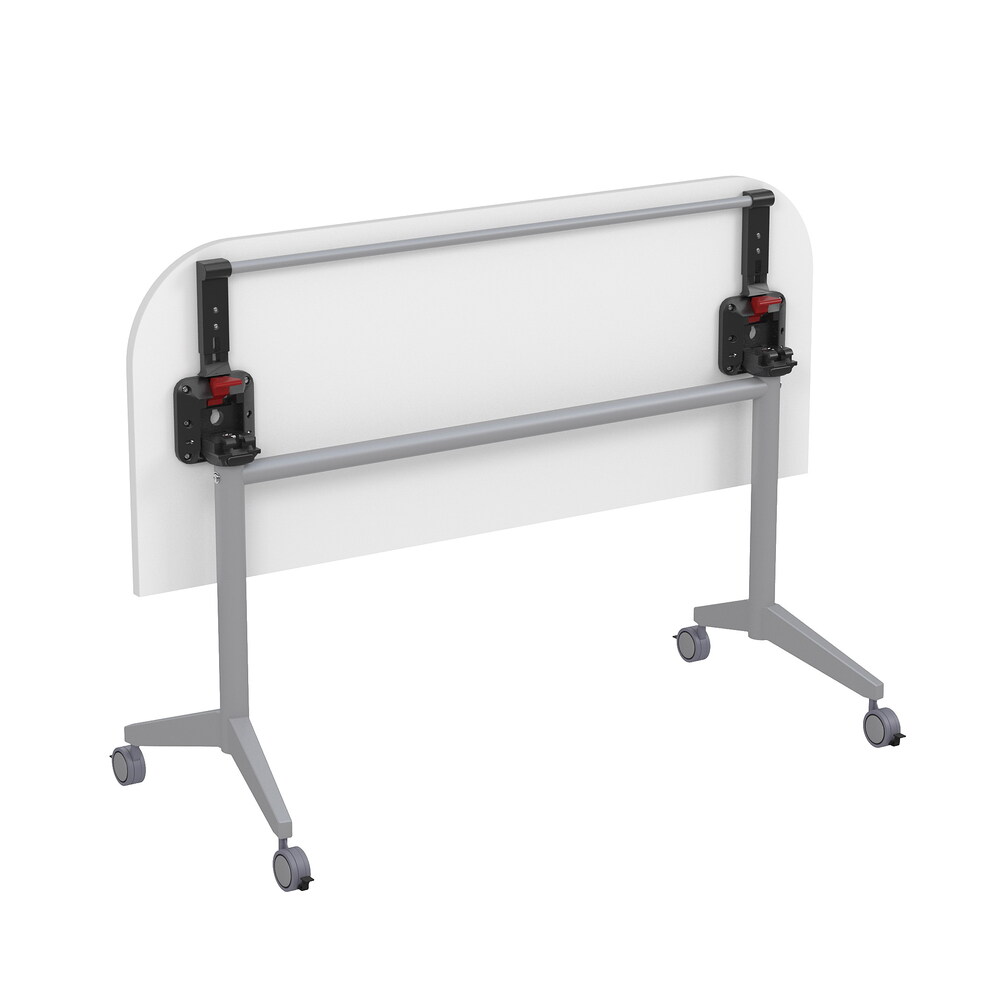 Складной радиусный стол-трансформер с фиксаторами