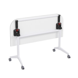 Складной радиусный стол-трансформер с фиксаторами