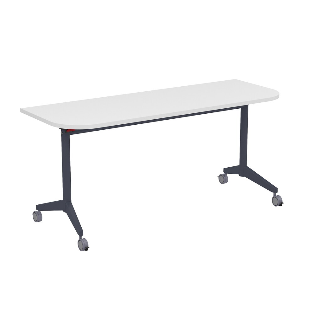 Складной радиусный стол-трансформер с фиксаторами