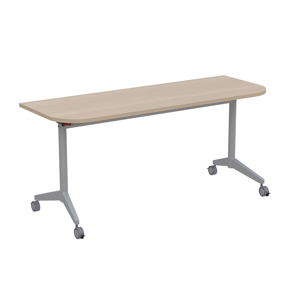 Складной радиусный стол-трансформер с фиксаторами