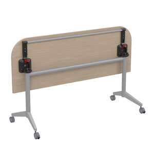 Складной радиусный стол-трансформер с фиксаторами