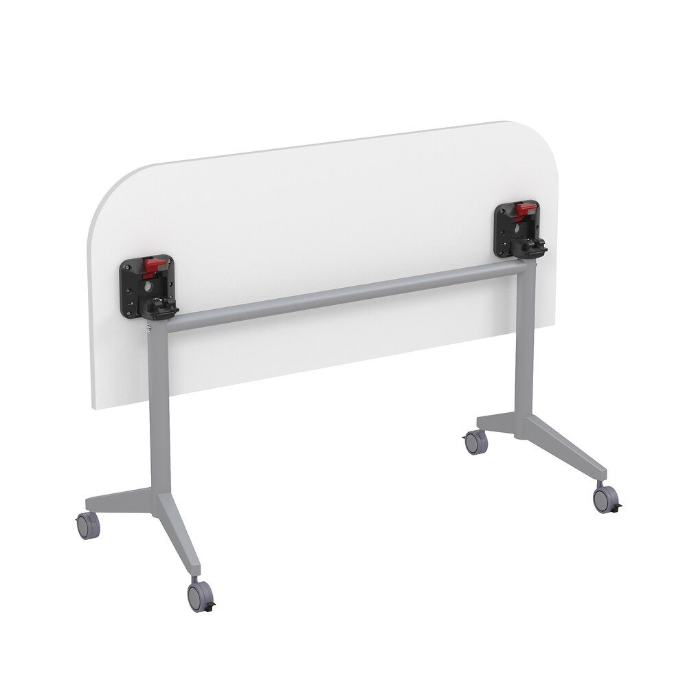 Складной радиусный стол-трансформер Simple с фиксаторами