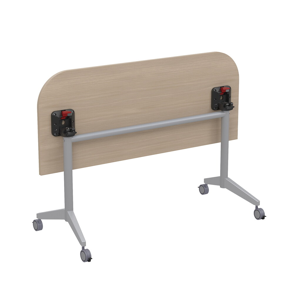 Складной радиусный стол-трансформер Simple с фиксаторами