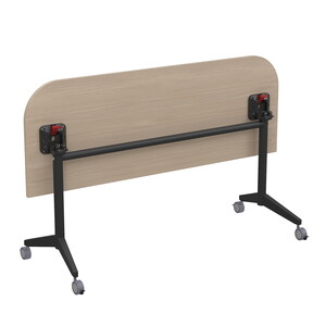 Складной радиусный стол-трансформер Simple с фиксаторами