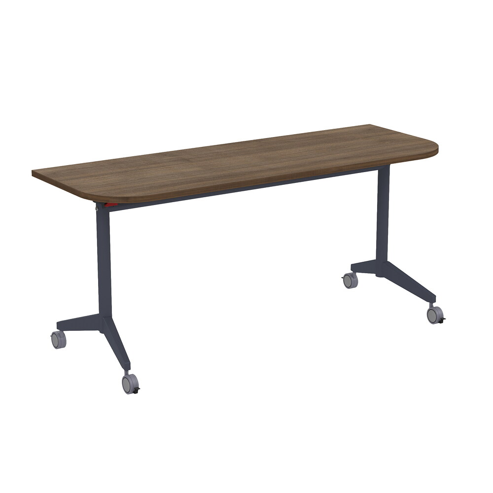 Складной радиусный стол-трансформер Simple с фиксаторами