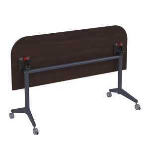 Складной радиусный стол-трансформер Simple с фиксаторами