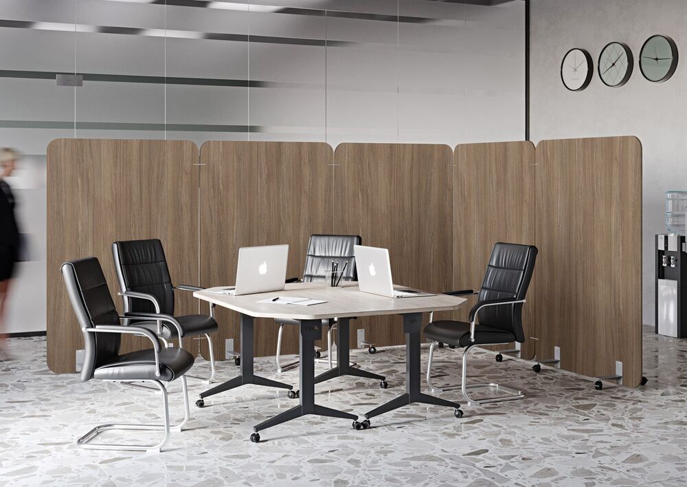 Офисные мобильные ЛДСП перегородки R-LINE