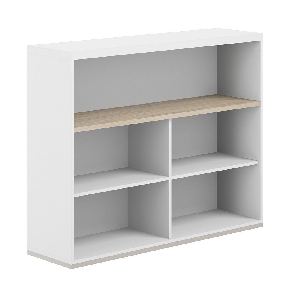 Стеллаж-комбо 1-стор. 1238 с топом, с экраном ЛДСП