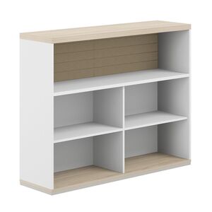 Стеллаж-комбо 1-стор. 1438 с топом, с экраном тканевым высоким