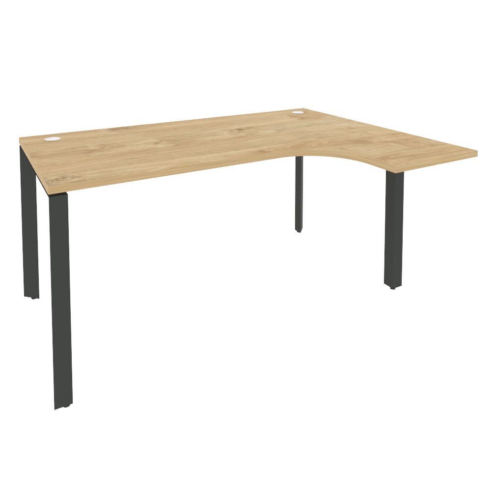 Стол эргономичный правый на П-образном м/к