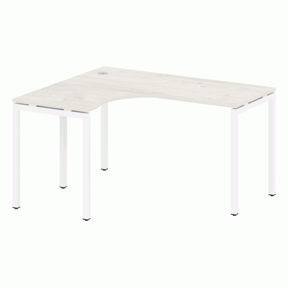 Стол криволинейный левый на П-образном м/к