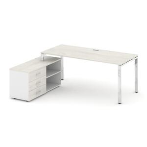 Style Project Direct Lux Стол письменный с греденцией левой