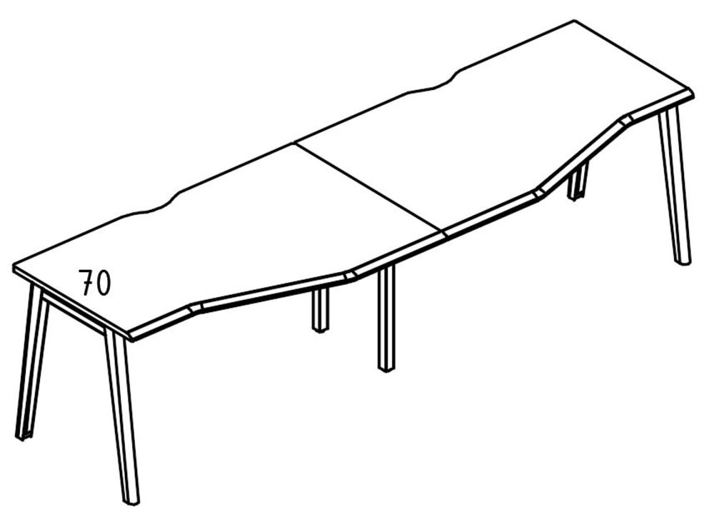 Рабочая станция Техно на опорах МТ 1 скос (2х160)