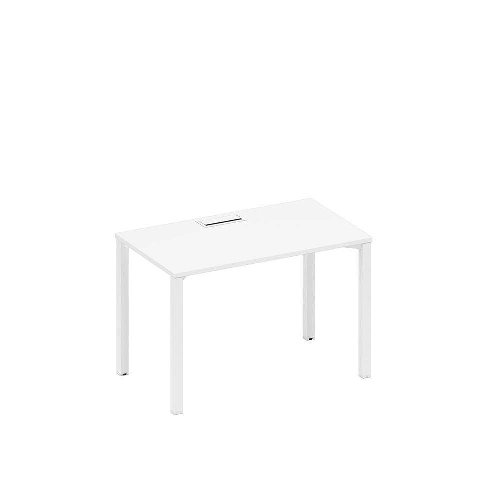 Стол письменный на металлокаркасе, столешница с заглушкой